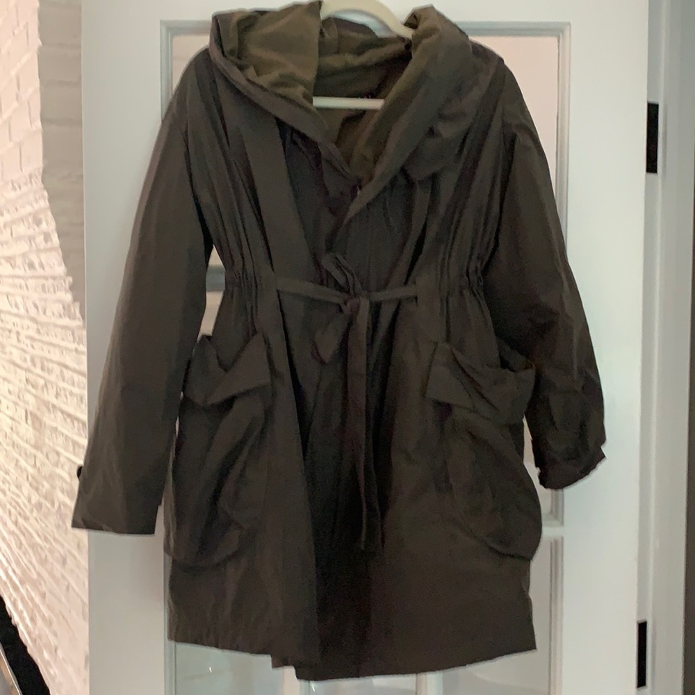 Fall Green Light Coat